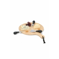 Set de cutite si tocator de branzeturi rotund Alpina, 17394